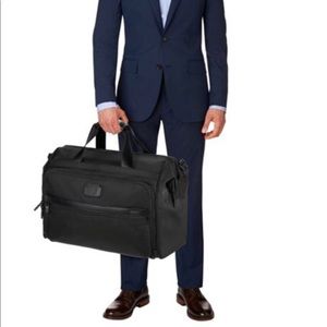 tumi framed duffel